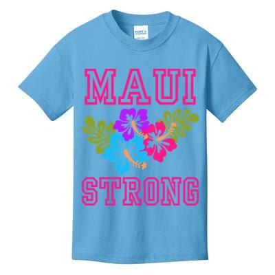 Pray For Maui Hawaii Strong Lahaina Hawaiian Islands Kids T-Shirt