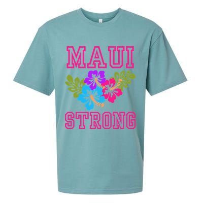 Pray For Maui Hawaii Strong Lahaina Hawaiian Islands Sueded Cloud Jersey T-Shirt
