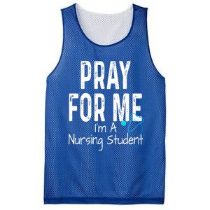 Pray For Me Im A Nursing Student Nurse School Medical Field Gift Mesh Reversible Basketball Jersey Tank