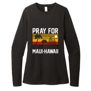 Pray For Maui Support Hawaii Gift Hawaii Strong Womens CVC Long Sleeve Shirt