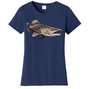 Pike Fish Monchrome Women's T-Shirt