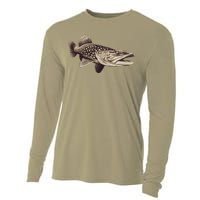 Pike Fish Monchrome Cooling Performance Long Sleeve Crew