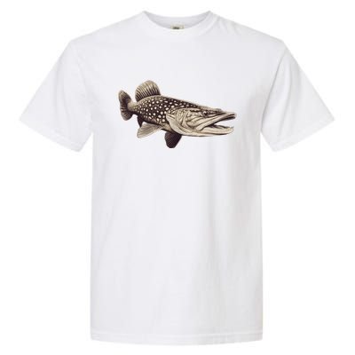 Pike Fish Monchrome Garment-Dyed Heavyweight T-Shirt