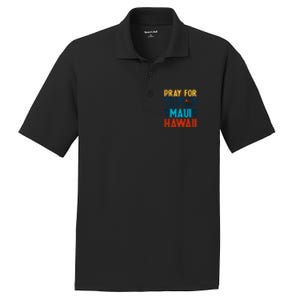 Pray For Maui Hawaii Strong Support Hawaii Gift PosiCharge RacerMesh Polo