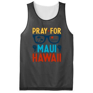 Pray For Maui Hawaii Strong Support Hawaii Gift Mesh Reversible Basketball Jersey Tank