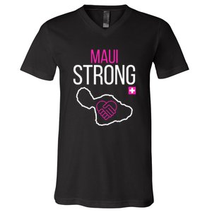 Pray For Maui Hawaii Strong Gift V-Neck T-Shirt