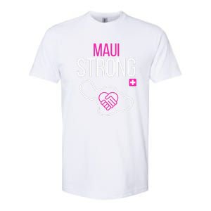 Pray For Maui Hawaii Strong Gift Softstyle CVC T-Shirt