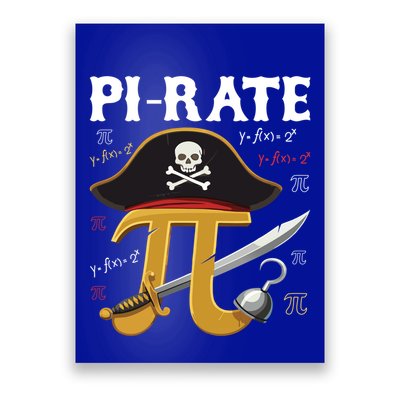 Pirate Funny Math And Pirate Design Gift Poster