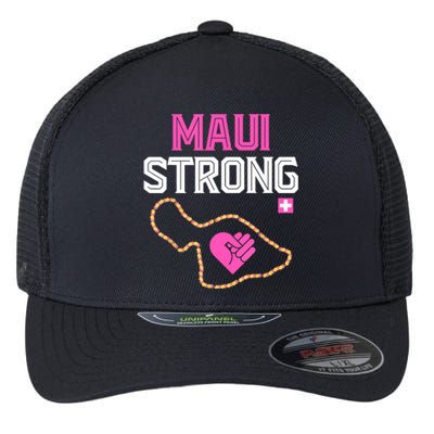 Pray For Maui Hawaii Strong Gift Lahaina Fires Flexfit Unipanel Trucker Cap