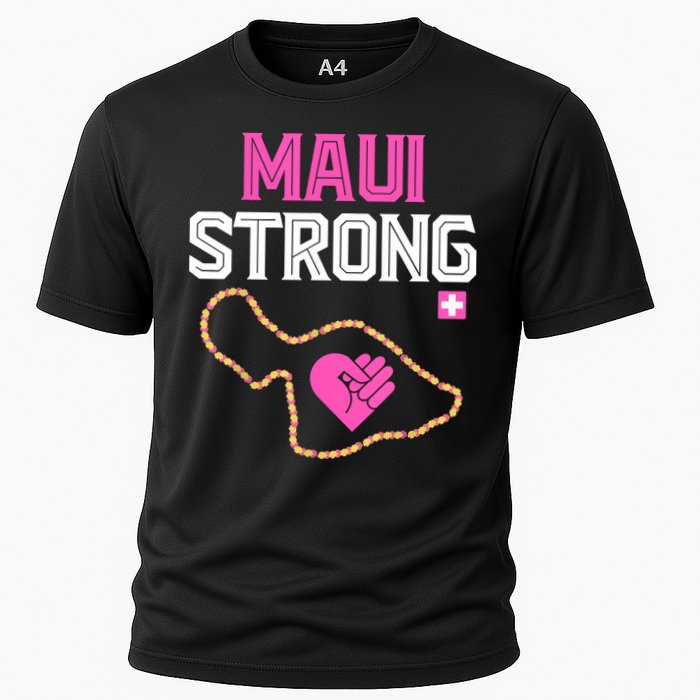 Pray For Maui Hawaii Strong Gift Lahaina Fires Cooling Performance Crew T-Shirt