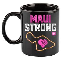 Pray For Maui Hawaii Strong Gift Lahaina Fires 11oz C Handle Ceramic Mug