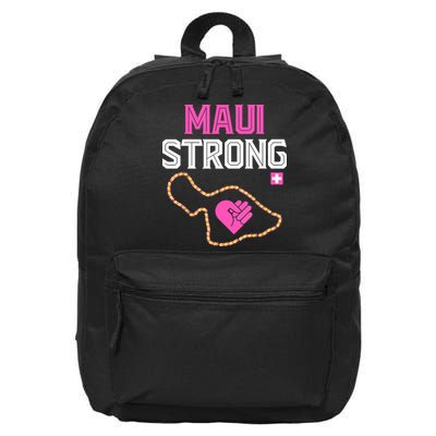 Pray For Maui Hawaii Strong Gift Lahaina Fires 16 in Basic Backpack