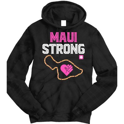 Pray For Maui Hawaii Strong Gift Lahaina Fires Tie Dye Hoodie