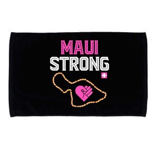 Pray For Maui Hawaii Strong Gift Lahaina Fires Microfiber Hand Towel