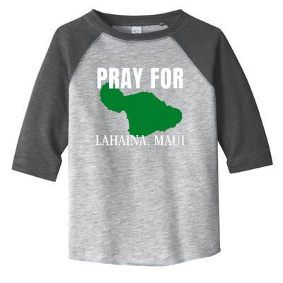 Pray For Maui Hawaii Strong Wildfire Support Gift Toddler Fine Jersey T-Shirt