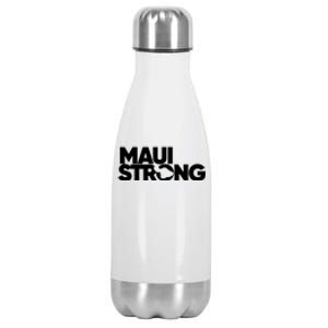 Pray For Maui Hawaii Strong Gift Maui Fires Stainless Steel Insulated Water Bottle