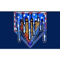 Patriotic Flag Melting Ice Cream Cone Bumper Sticker