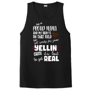 Proud Football Mama PosiCharge Competitor Tank