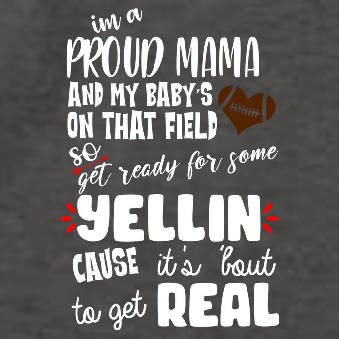 Proud Football Mama Vector Backpack