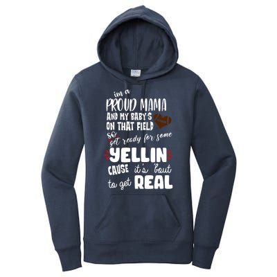 Proud Football Mama Women's Pullover Hoodie