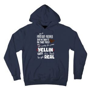 Proud Football Mama Tall Hoodie