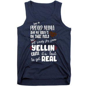 Proud Football Mama Tank Top