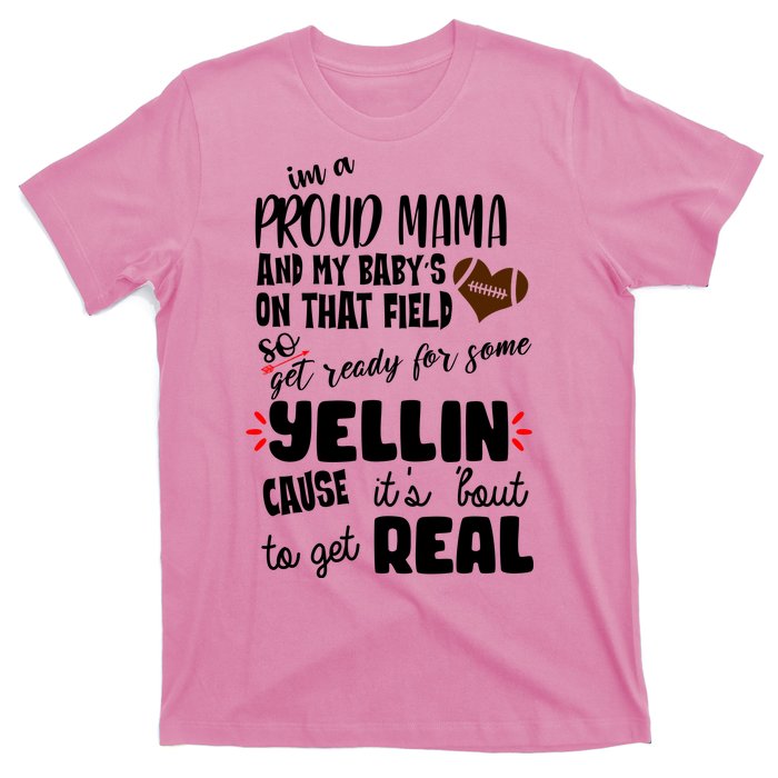 Proud Football Mama T-Shirt