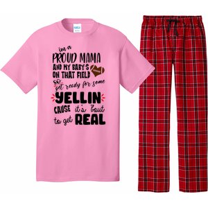 Proud Football Mama Pajama Set