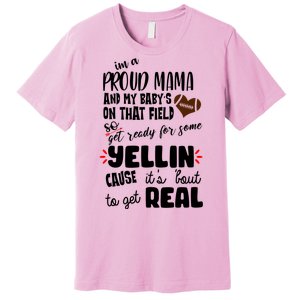 Proud Football Mama Premium T-Shirt