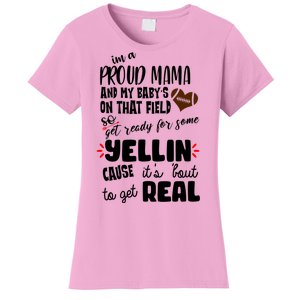 Proud Football Mama Women's T-Shirt