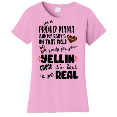 Proud Football Mama Women's T-Shirt