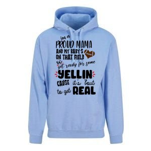 Proud Football Mama Unisex Surf Hoodie