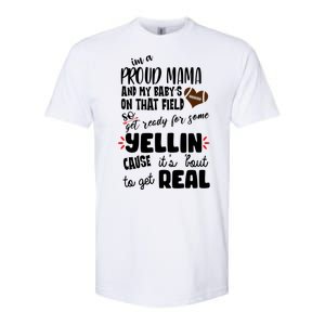 Proud Football Mama Softstyle CVC T-Shirt