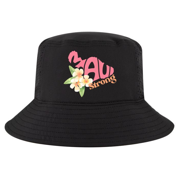 Pray For Maui Hawaii Strong Maui Relief Tee Hawaii Fire Victims Cool Comfort Performance Bucket Hat