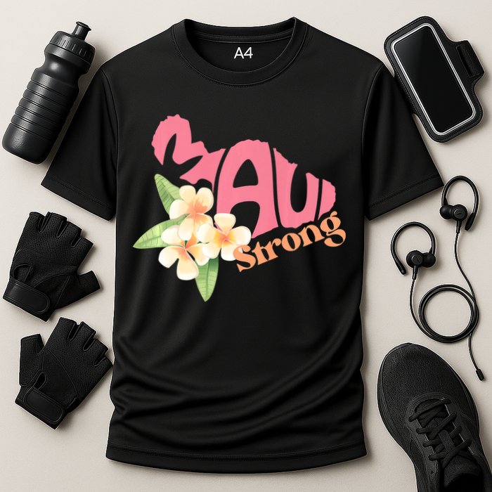 Pray For Maui Hawaii Strong Maui Relief Tee Hawaii Fire Victims Cooling Performance Crew T-Shirt
