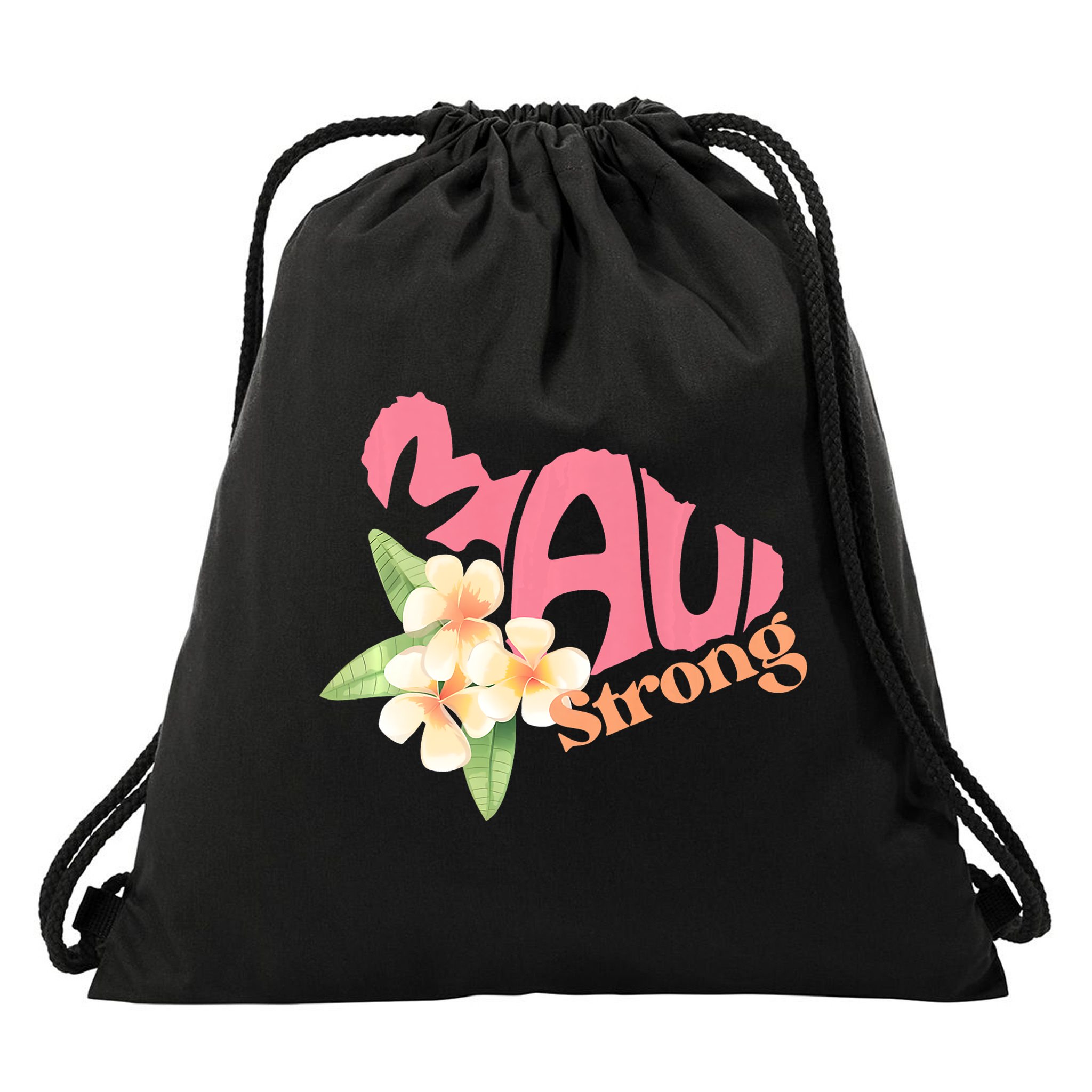 Pray For Maui Hawaii Strong Maui Relief Tee Hawaii Fire Victims Drawstring Bag