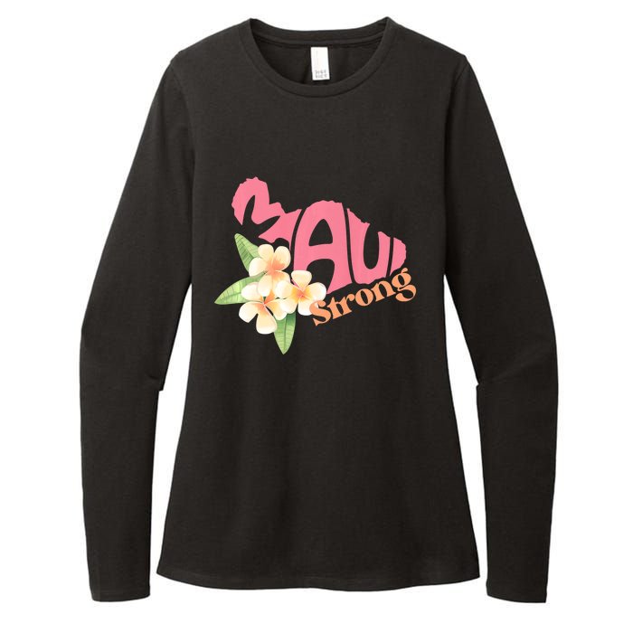 Pray For Maui Hawaii Strong Maui Relief Tee Hawaii Fire Victims Womens CVC Long Sleeve Shirt