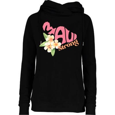 Pray For Maui Hawaii Strong Maui Relief Tee Hawaii Fire Victims Womens Funnel Neck Pullover Hood
