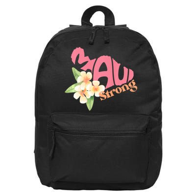 Pray For Maui Hawaii Strong Maui Relief Tee Hawaii Fire Victims 16 in Basic Backpack