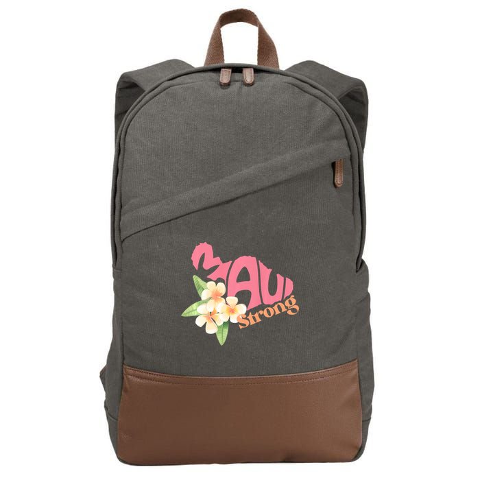 Pray For Maui Hawaii Strong Maui Relief Tee Hawaii Fire Victims Cotton Canvas Backpack