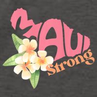 Pray For Maui Hawaii Strong Maui Relief Tee Hawaii Fire Victims Vector Backpack