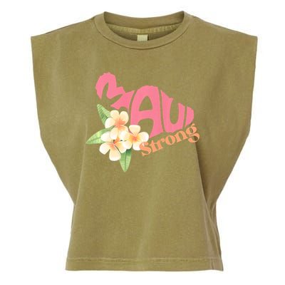 Pray For Maui Hawaii Strong Maui Relief Tee Hawaii Fire Victims Garment-Dyed Women's Muscle Tee