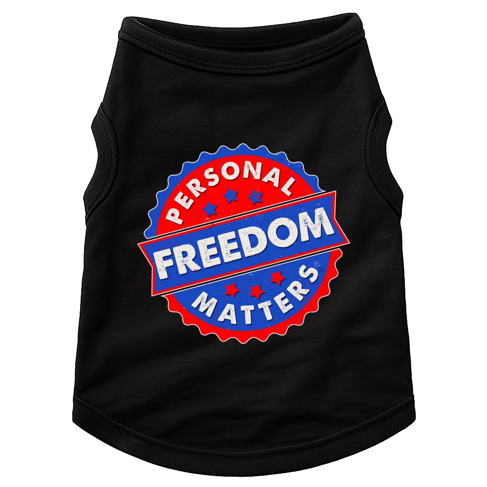 Personal Freedom Matters Emblem Doggie Tank