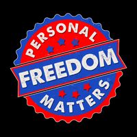 Personal Freedom Matters Emblem USA-Made Doggie Bandana