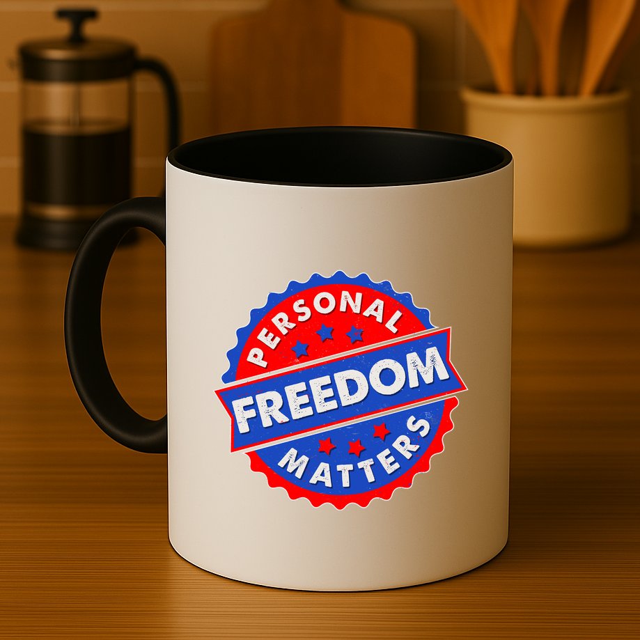 Personal Freedom Matters Emblem Mug