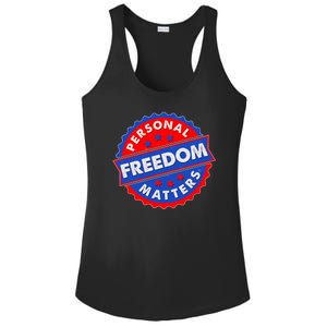 Personal Freedom Matters Emblem Ladies PosiCharge Competitor Racerback Tank