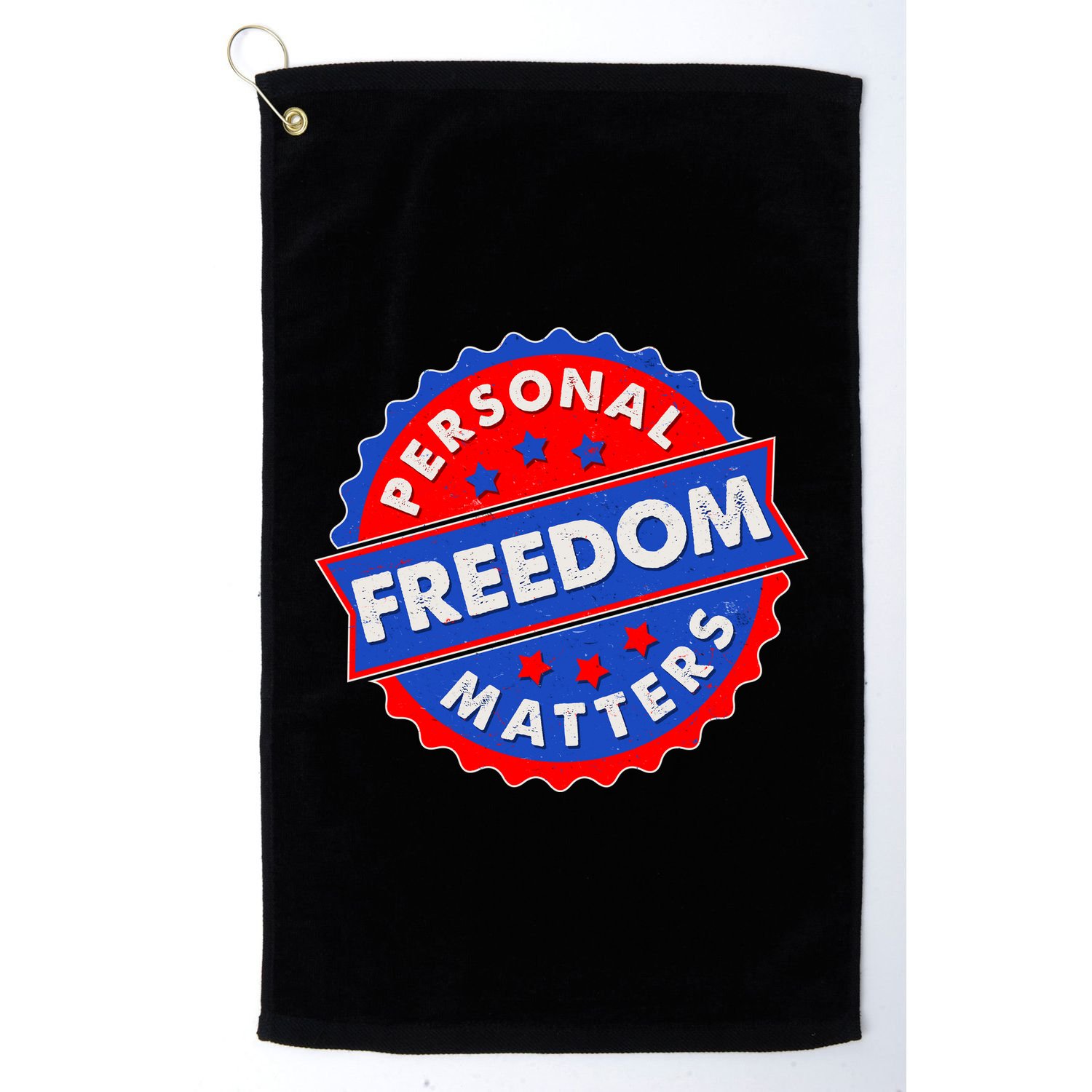 Personal Freedom Matters Emblem Golf Towel