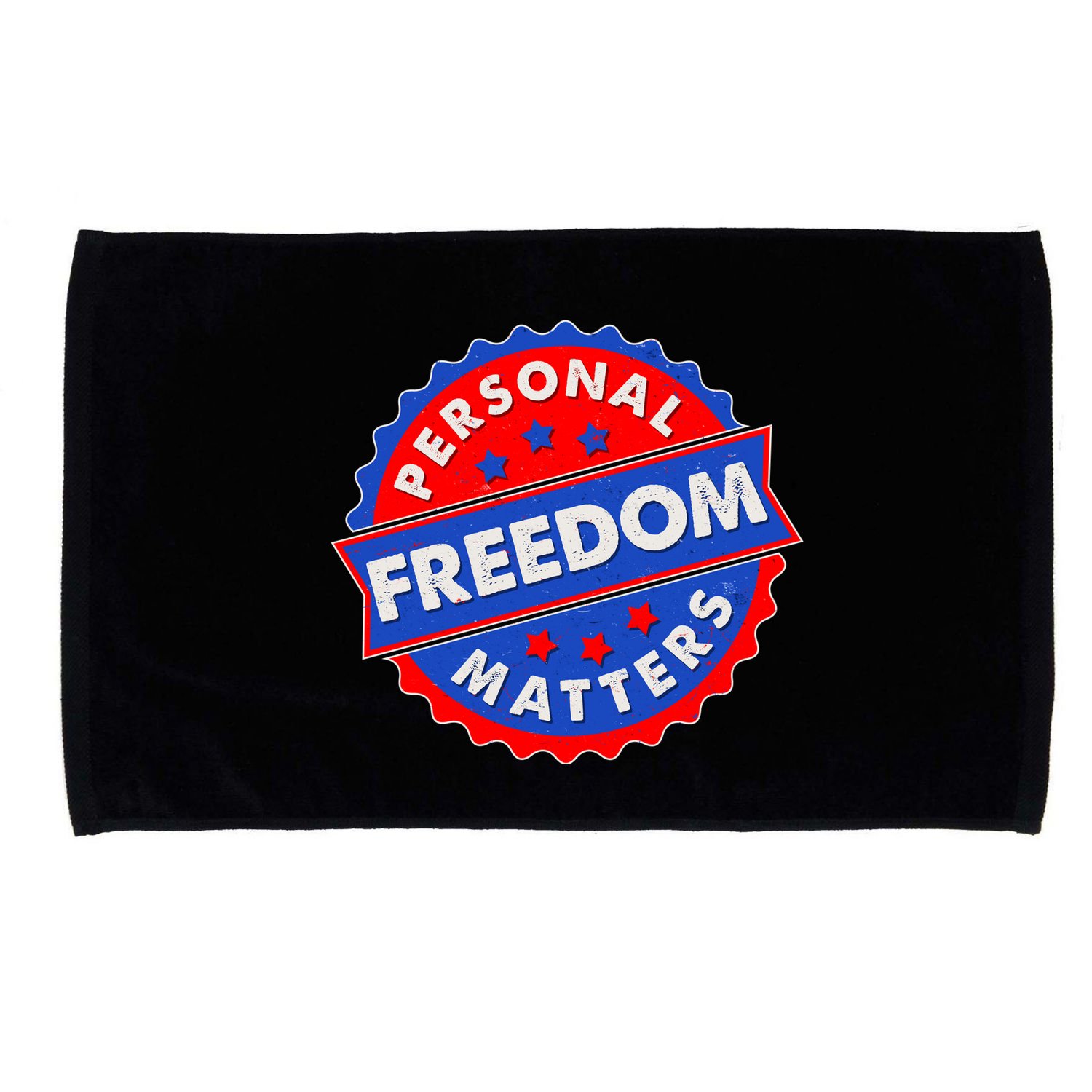 Personal Freedom Matters Emblem Microfiber Hand Towel