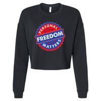 Personal Freedom Matters Emblem Cropped Pullover Crew