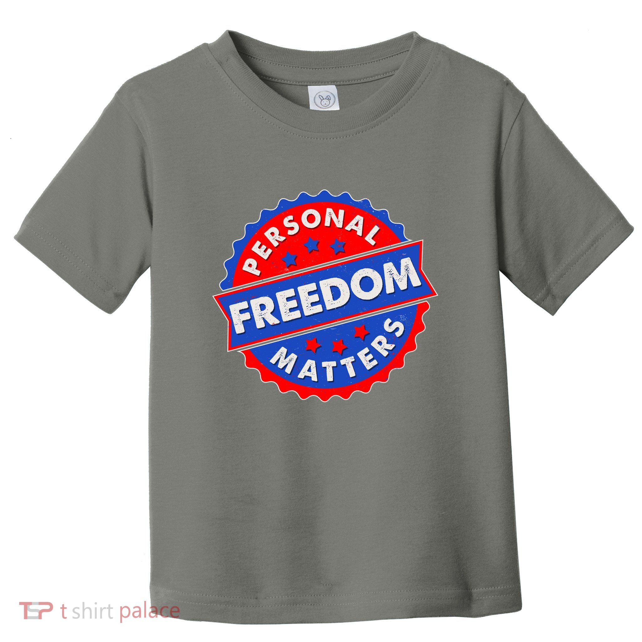 Personal Freedom Matters Emblem Toddler T-Shirt